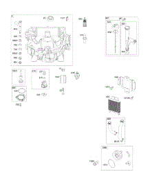 Engine Sump, Oil Pump, Dipstick / Tube Assembly parts for Briggs & Stratton Engine 49E777-0001-G1 from AppliancePartsPros.com