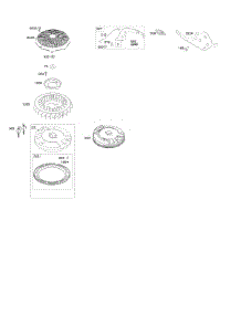 Controls, Flywheel parts for Briggs & Stratton Engine 49G575-0110-E1 from AppliancePartsPros.com