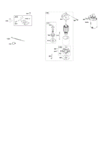 Electric Starter, Ignition parts for Briggs & Stratton Engine 49G575-0111-E1 from AppliancePartsPros.com
