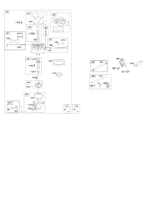 Carburetor, Fuel Supply parts for Briggs & Stratton Engine 49L977-0110-G1 from AppliancePartsPros.com