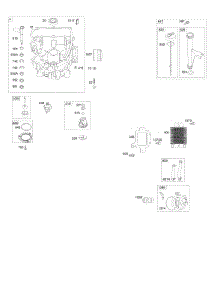Engine Sump, Lubrication, Oil Cooler parts for Briggs & Stratton Engine 49L977-0125-G5 from AppliancePartsPros.com
