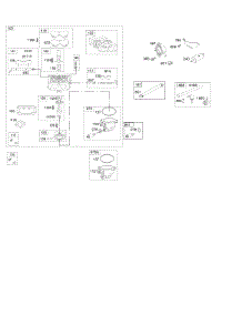 Carburetor, Fuel Supply parts for Briggs & Stratton Engine 49M777-0111-G1 from AppliancePartsPros.com