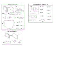 Engine / Valve Gasket Set, Carburetor Overhaul Kit parts for Briggs & Stratton Engine 49M777-0119-G1 from AppliancePartsPros.com