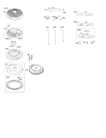 Flywheel, Controls parts for Briggs & Stratton Engine 49M777-0122-G5 from AppliancePartsPros.com