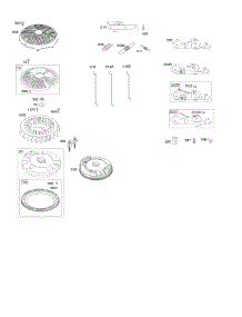 Flywheel, Controls parts for Briggs & Stratton Engine 49M877-0114-G5 from AppliancePartsPros.com