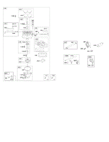 Carburetor, Fuel Supply parts for Briggs & Stratton Engine 49M977-0110-E1 from AppliancePartsPros.com