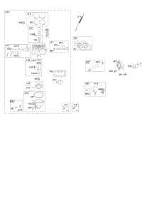 Carburetor, Fuel Supply parts for Briggs & Stratton Engine 49S777-0001-G1 from AppliancePartsPros.com