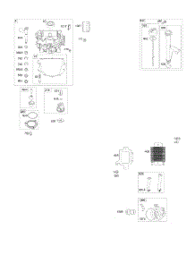 Engine Sump, Lubrication, Oil Cooler parts for Briggs & Stratton Engine 49S777-0001-G1 from AppliancePartsPros.com