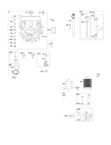 Engine Sump, Lubrication, Oil Cooler parts for Briggs & Stratton Engine 49T877-0007-G1 from AppliancePartsPros.com