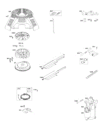 Flywheel, Controls, Wire Harness, Alternator, Starter parts for Briggs & Stratton Engine 49V677-0001-G1 from AppliancePartsPros.com
