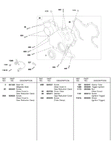 Gear Cover parts for Briggs & Stratton Engine 522447-0406-E2 from AppliancePartsPros.com