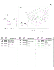 Oil Pan parts for Briggs & Stratton Engine 522447-0478-E2 from AppliancePartsPros.com