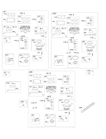 Carburetors parts for Briggs & Stratton Engine 540477-0112-E1 from AppliancePartsPros.com