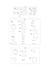 Carburetor Overhaul Kit, Engine / Valve Gasket Sets parts for Briggs & Stratton Engine 540477-0119-G1 from AppliancePartsPros.com