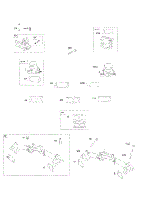Intake Manifolds, Intake Elbows parts for Briggs & Stratton Engine 540477-0120-G1 from AppliancePartsPros.com
