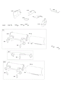 Air Guides, Mufflers parts for Briggs & Stratton Engine 541477-0120-E1 from AppliancePartsPros.com