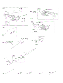 Control Brackets, Springs parts for Briggs & Stratton Engine 541477-1124-E1 from AppliancePartsPros.com