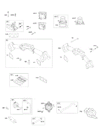 Intake Manifold, Fuel Supply parts for Briggs & Stratton Engine 541477-1126-E1 from AppliancePartsPros.com