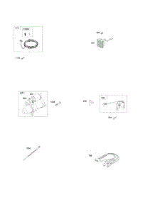 Alternator, Starter Motor, Regulator parts for Briggs & Stratton Engine 541777-0110-E1 from AppliancePartsPros.com