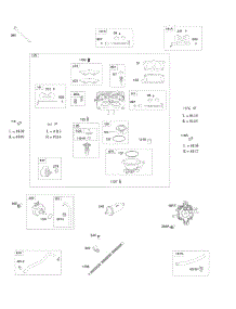 Carburetor, Fuel Supply parts for Briggs & Stratton Engine 541777-0110-E1 from AppliancePartsPros.com