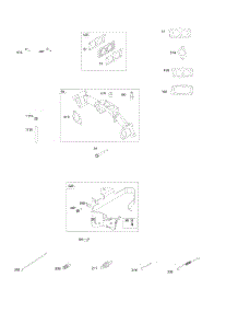Intake Manifold, Control Bracket, Springs parts for Briggs & Stratton Engine 541777-0110-E1 from AppliancePartsPros.com