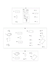 Carburetor Overhaul Kit, Engine / Valve Gasket Set parts for Briggs & Stratton Engine 541777-2110-B1 from AppliancePartsPros.com