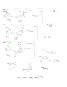 Mufflers, Air Guides parts for Briggs & Stratton Engine 542477-0111-E1 from AppliancePartsPros.com
