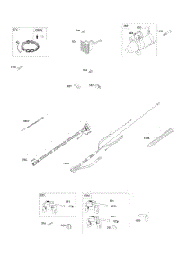 Alternator, Electric Starter, Wire Harness', Armature parts for Briggs & Stratton Engine 542477-0124-E1 from AppliancePartsPros.com