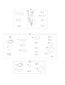 Carburetor Overhaul Kit, Engine / Valve Gasket Sets parts for Briggs & Stratton Engine 542777-2113-G1 from AppliancePartsPros.com