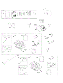 Cylinder Heads, Rocker Covers parts for Briggs & Stratton Engine 543275-0116-E1 from AppliancePartsPros.com