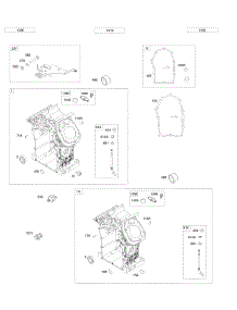Cylinders, Crankcase Gaskets parts for Briggs & Stratton Engine 543275-1111-E1 from AppliancePartsPros.com
