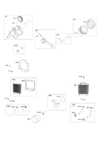 Crankshaft, Piston / Rings / Connecting Rod, Oil Coolers parts for Briggs & Stratton Engine 543277-0117-E1 from AppliancePartsPros.com