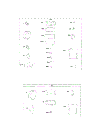Engine Gasket Set, Valve Gasket Set parts for Briggs & Stratton Engine 543277-0117-E1 from AppliancePartsPros.com