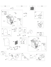 Cylinders, Piston / Rings / Rod, Oil Cooler parts for Briggs & Stratton Engine 543477-0122-E1 from AppliancePartsPros.com