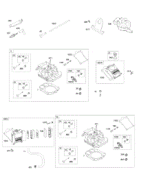 Cylinder Heads, Rocker Covers parts for Briggs & Stratton Engine 543477-1142-E1 from AppliancePartsPros.com