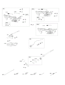 Control Brackets, Springs, Throttle Controls parts for Briggs & Stratton Engine 543477-1176-G1 from AppliancePartsPros.com