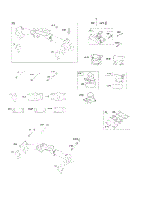 Intake Manifolds, Intake Elbows parts for Briggs & Stratton Engine 543477-2165-G1 from AppliancePartsPros.com