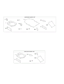 Valve Gasket Set, Engine Gasket Set parts for Briggs & Stratton Engine 543577-0110-E1 from AppliancePartsPros.com