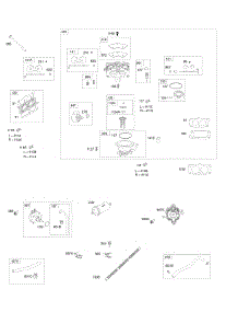 Carburetor, Fuel Supply parts for Briggs & Stratton Engine 543777-0110-E1 from AppliancePartsPros.com