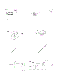 Alternator, Starter Motor, Armatures, Regulator parts for Briggs & Stratton Engine 543777-1124-E1 from AppliancePartsPros.com