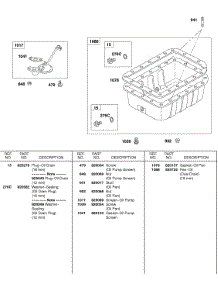Oil Pan, Oil Strainer parts for Briggs & Stratton Engine 580447-0113-E2 from AppliancePartsPros.com