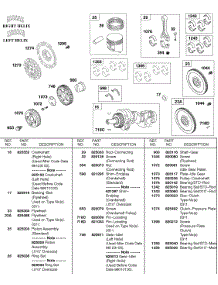 Crankshaft, Piston, Flywheel, Clutch parts for Briggs & Stratton Engine 580447-0115-E2 from AppliancePartsPros.com