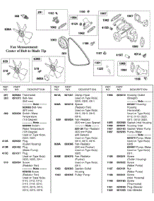 Water Pump, Radiator Fan, Vee Belt parts for Briggs & Stratton Engine 580447-0218-E2 from AppliancePartsPros.com