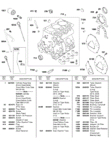 Cylinder, Backplate, Oil, Dipsticks parts for Briggs & Stratton Engine 580447-0313-E2 from AppliancePartsPros.com