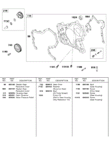 Gear Housing, Governor Gear parts for Briggs & Stratton Engine 581447-0375-E2 from AppliancePartsPros.com
