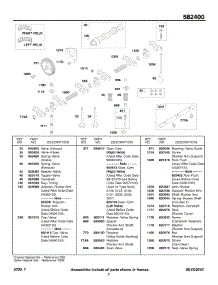 Camshaft, Rocker Arm parts for Briggs & Stratton Engine 582447-0105-E2 from AppliancePartsPros.com