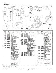 Fuel Injection, Fuel Filter, Nozzles parts for Briggs & Stratton Engine 582447-0235-E2 from AppliancePartsPros.com