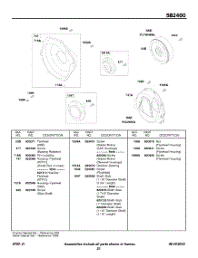 Sae Flywheel, Flywheel Housing parts for Briggs & Stratton Engine 582447-0376-E2 from AppliancePartsPros.com