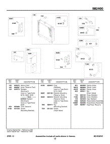 Radiator, Hoses parts for Briggs & Stratton Engine 582447-0429-E2 from AppliancePartsPros.com