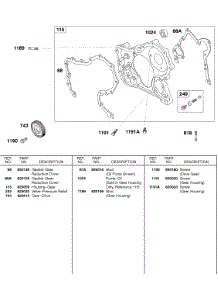 Gear Housing, Drive Gear parts for Briggs & Stratton Engine 583447-0217-E2 from AppliancePartsPros.com